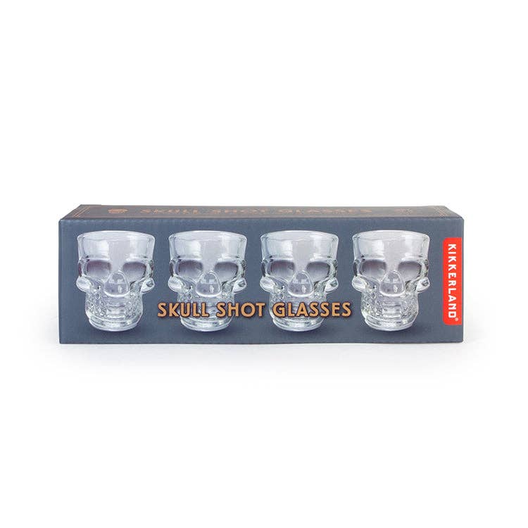 Kikkerland Design Inc - Wholesale Shot Glass - Shot Glass + Skull