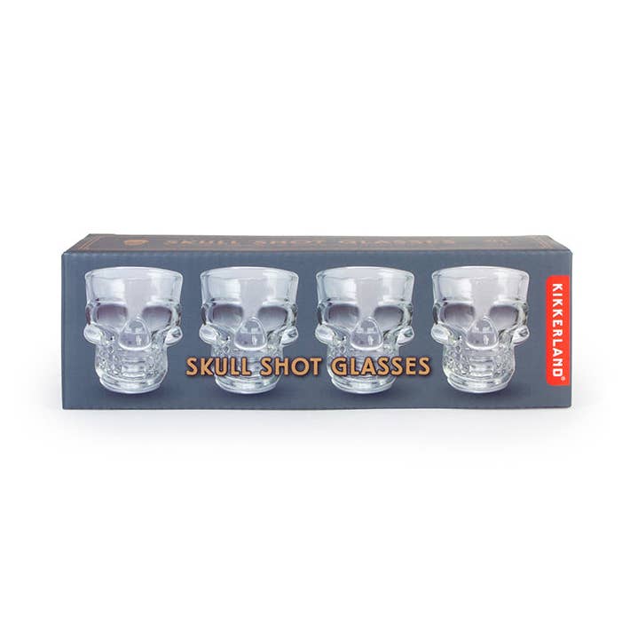 Kikkerland Design Inc - Wholesale Shot Glass - Shot Glass + Skull0