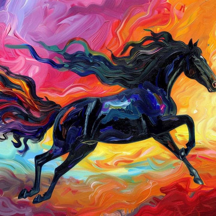 Garanhão Arco-íris por atacado de Paint with Number