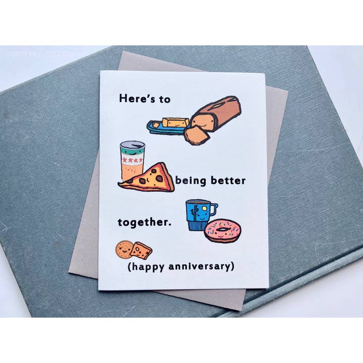 „Better Together“ Niedliche Snacks Jubiläumsk für den Großhandel von HEI LO CARDS