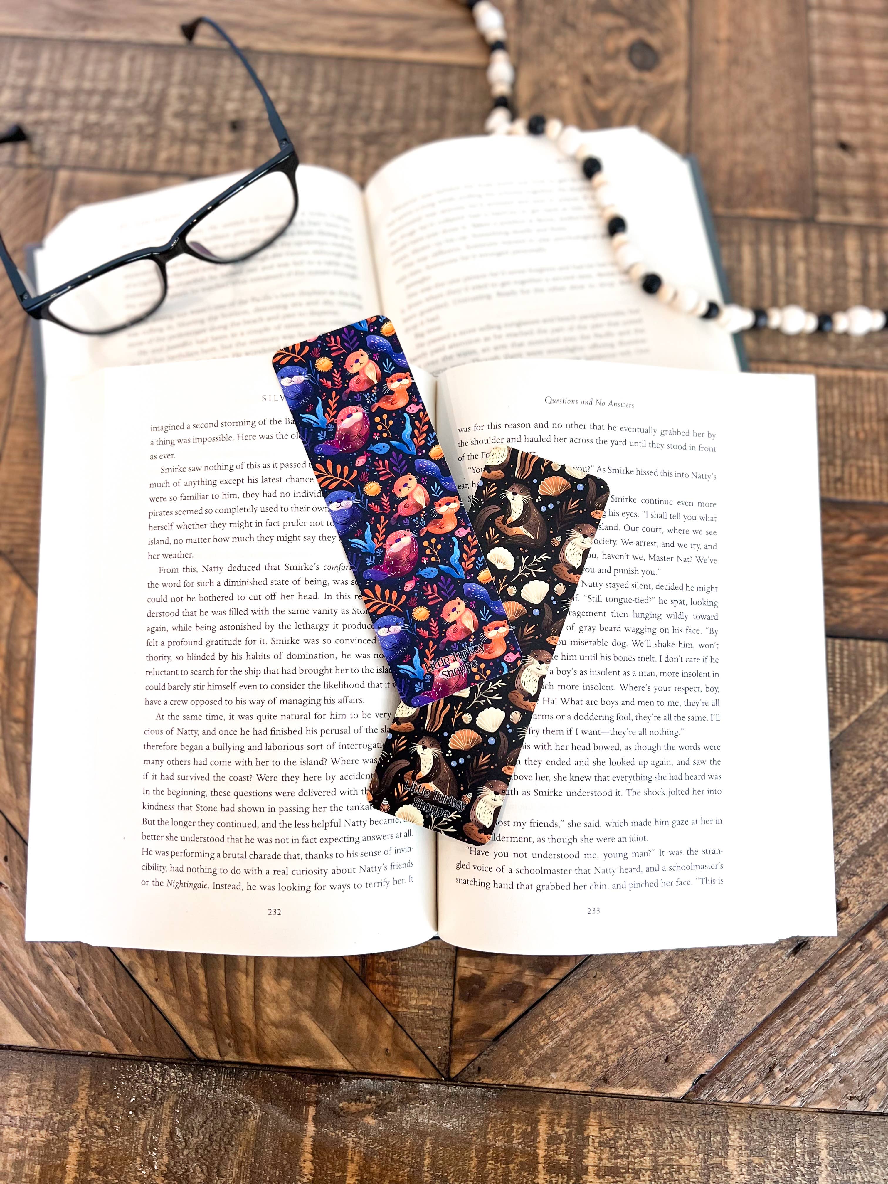 Little Turkey Shoppe - Wholesale Bookmark - Otter Bookmarks1