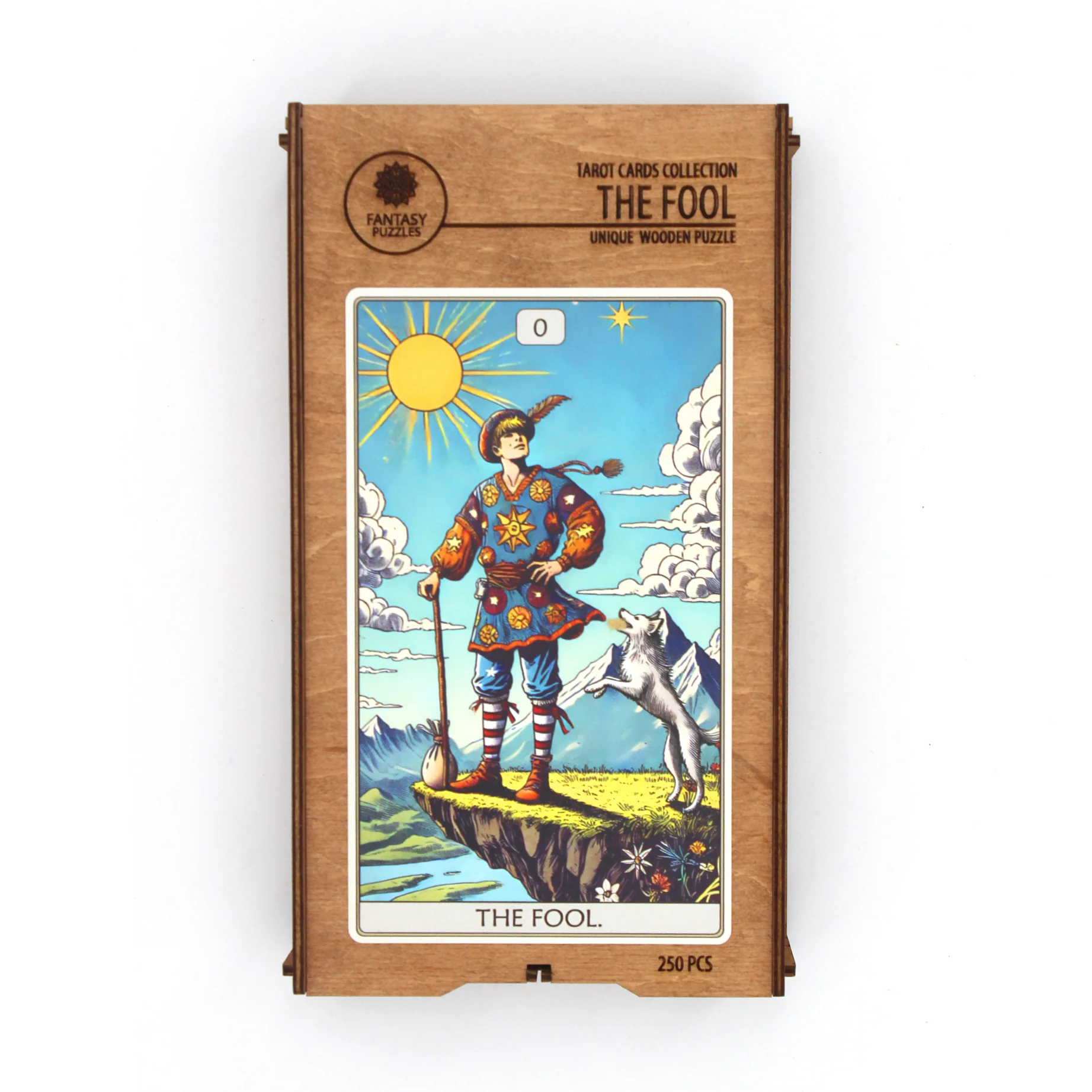 Cardshouse - Wholesale Puzzle - Adult - The Fool: Tarot Wooden Puzzle 250 pieces Fantasy Puzzles3
