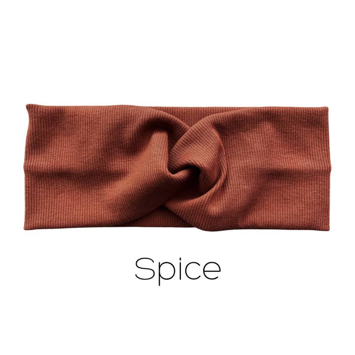 The Modern Pause - Wholesale Fashion Headband - Women's - Organic Rib Cotton Twist Headband9