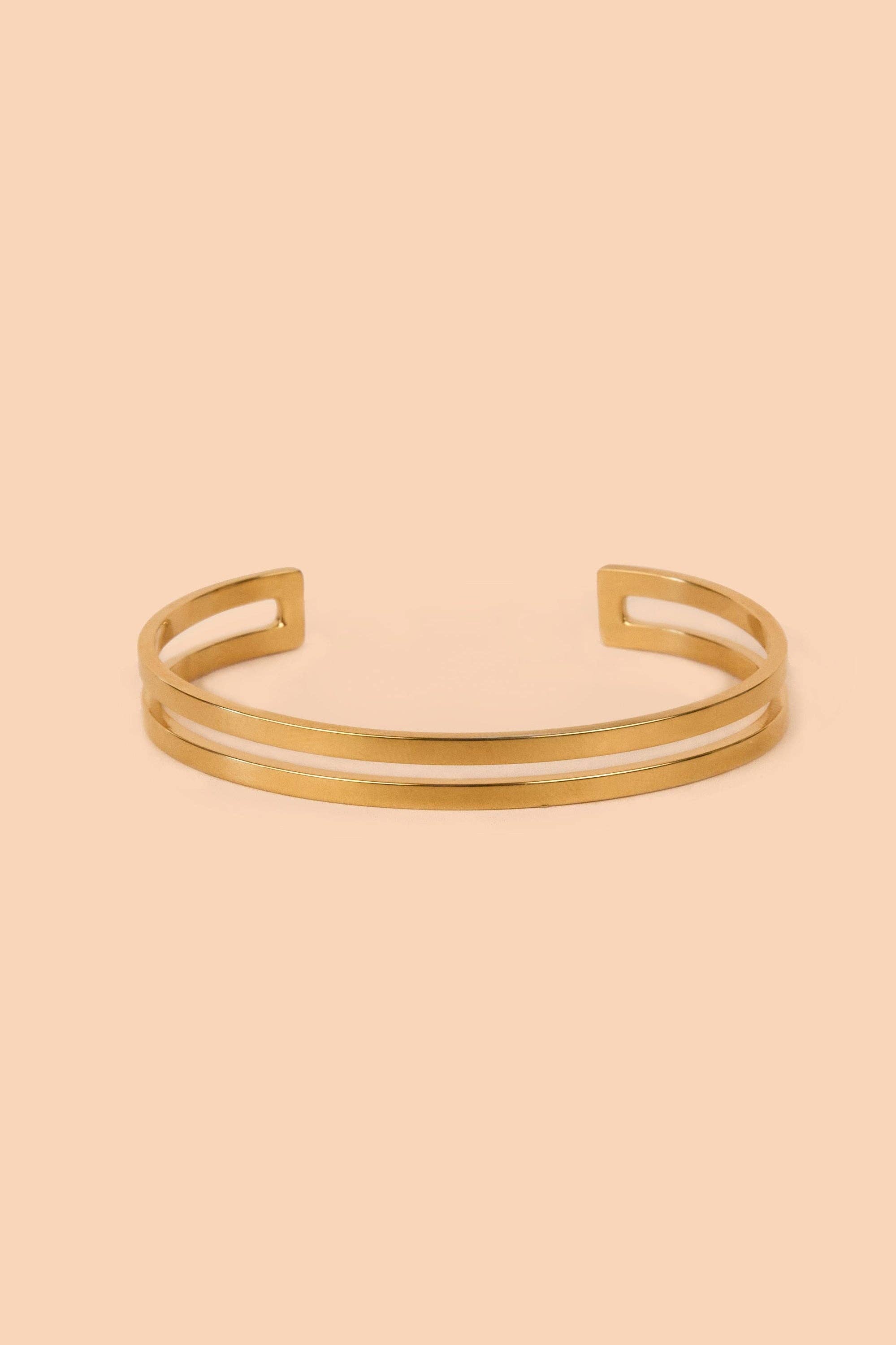 Peter and June - Wholesale Cuff Bracelet - Emily Cuff - 18K Gold Plated1