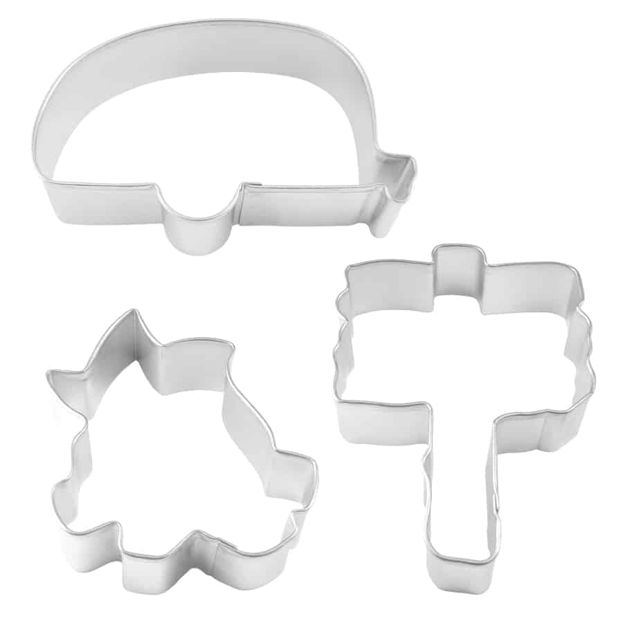 R&M International - Wholesale Cookie Cutter - Happy Camper 3 PC Cookie Cutter Set1