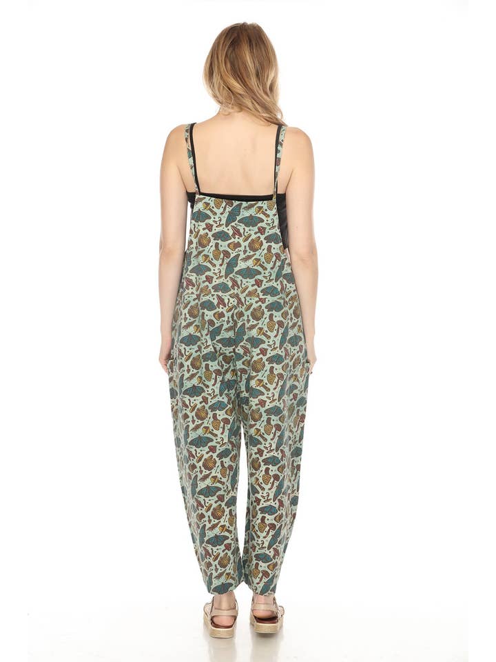 Lakhays Collection Inc. - Wholesale Overalls - Women's - Homespun Butterfly Oversized Overalls