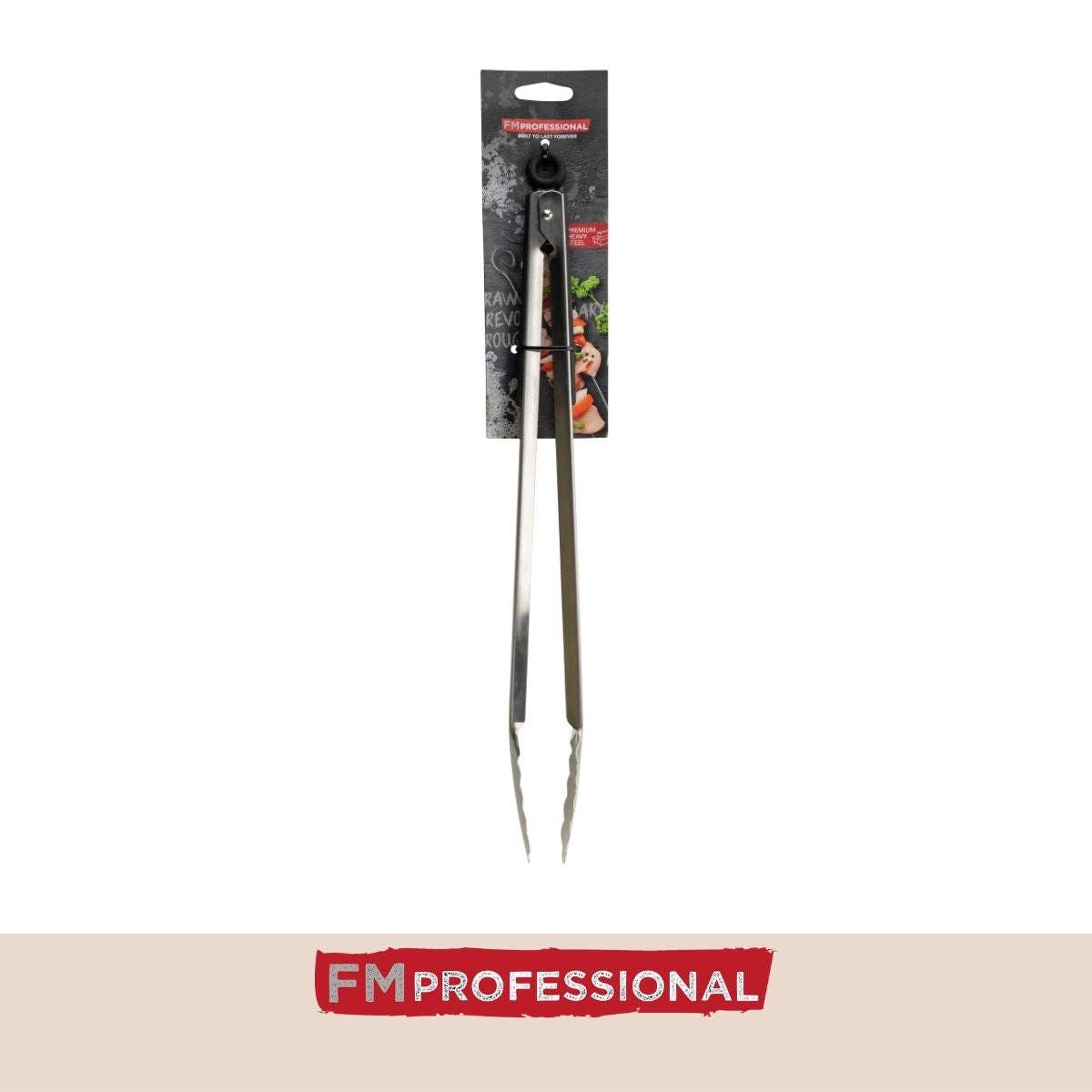 Zenker - Wholesale Kitchen Tong - FM Professional Barbecue 46 cm stainless steel barbecue tong10