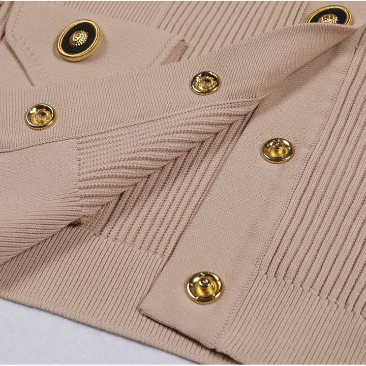 Productseeker - Wholesale Top & Skirt Set - Women's - SET218Y Spring Autumn Knit Cardigan Sweater with Skirt Set7