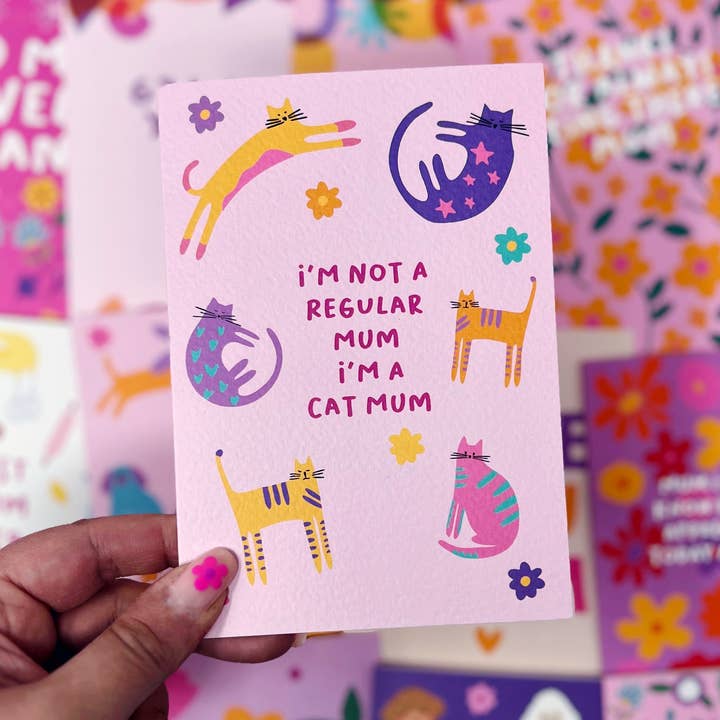 Não Sou Uma Mãe Normal, Sou Uma Mãe de Gato por atacado de Xoxo Designs by Ruth