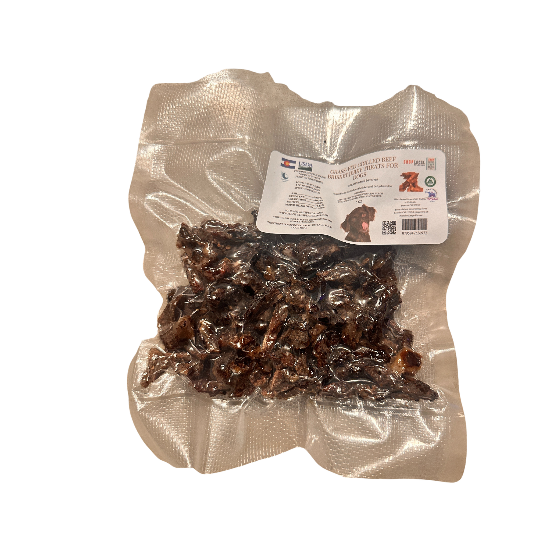 Plant Whisper Dreams - Wholesale Pet Treats - Dog - Grass-Fed Grilled Beef Jerky For Dogs3