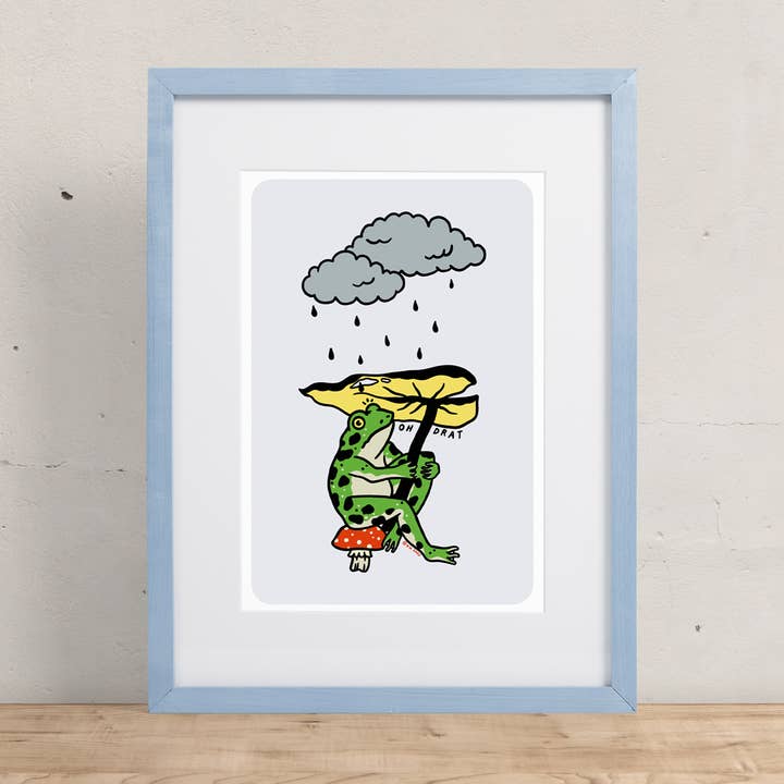 Stay Home Club - Wholesale Art print - Leaf Umbrella Print5