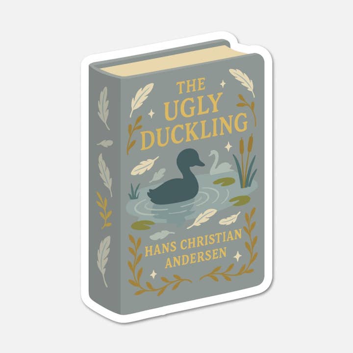 The Ugly Duckling by Hans Christian Andersen   - Book Sticker for wholesale by Footnotes