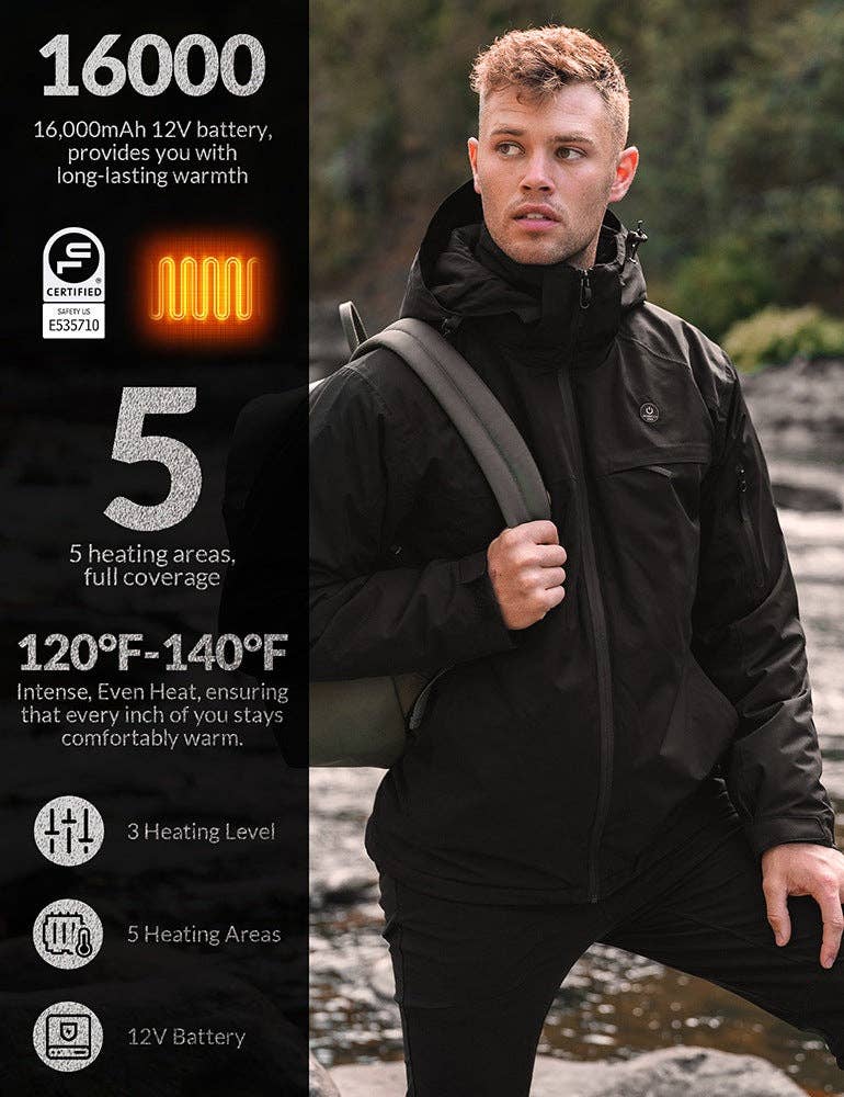 Antarctica Outdoors - Wholesale Jacket - Women's - ANTARCTICA GEAR Heated Jacket, Ski Jacket Coat For Women Winter Coat5