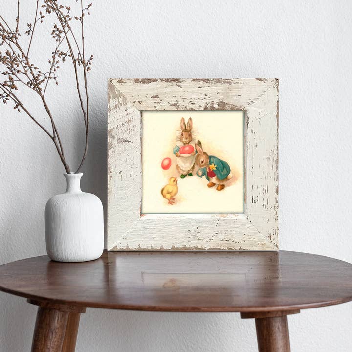 Bunnies with Easter Egg for wholesale by ginger blue