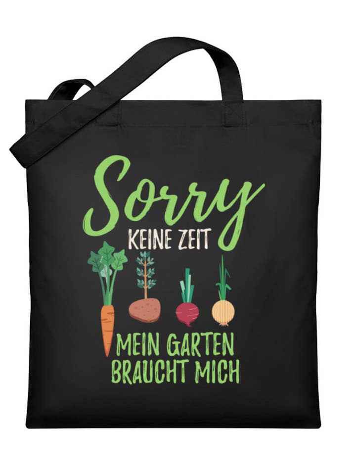 Mein Garten braucht mich - Bio Jutebeutel für den Großhandel von GARTENFAN