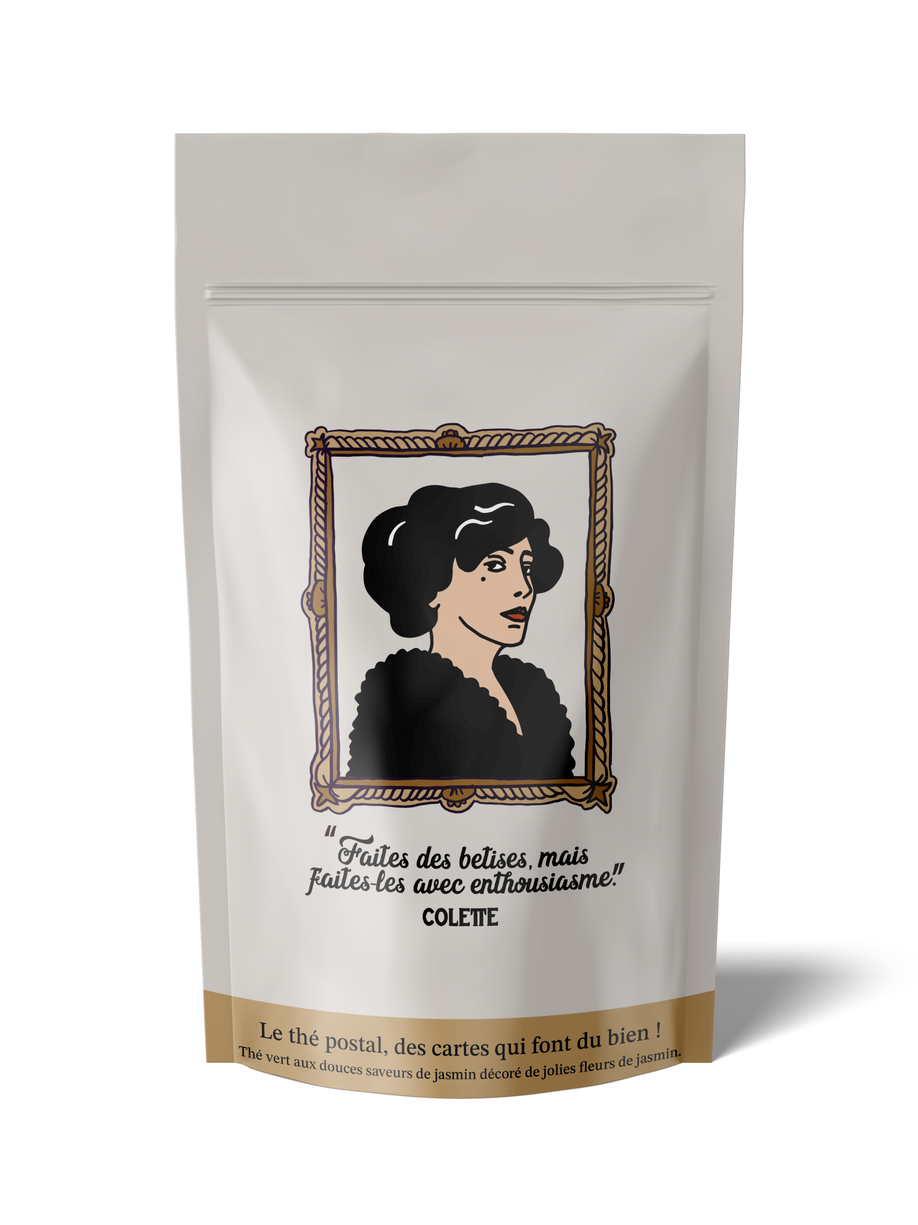 Zigzag Island - Wholesale Loose Tea - THE POSTAL TEA COLETTE ( CARDS THAT DO GOOD )0