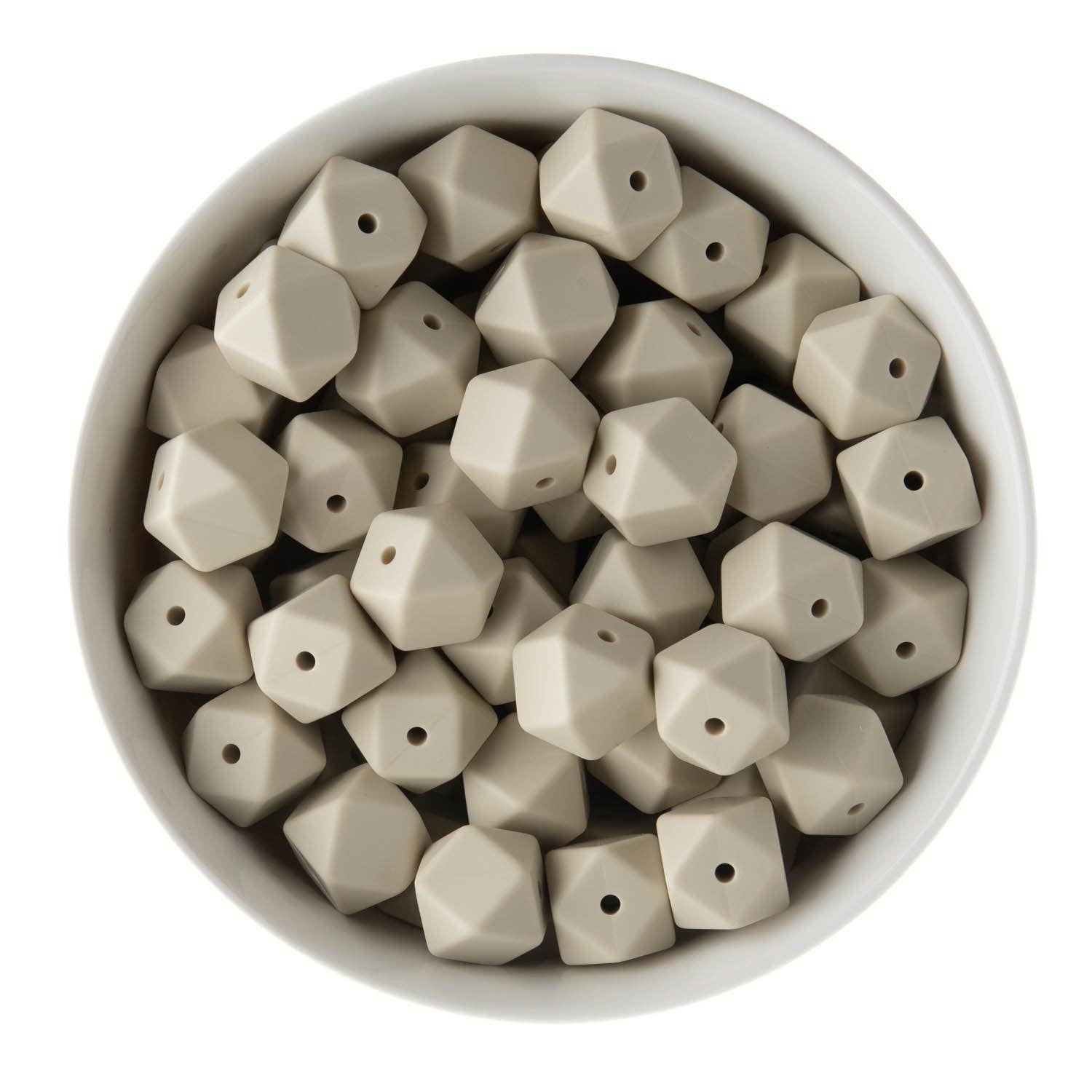 Cara & Co Silicone Craft Supply – wholesale Beads – 14mm Hexagon Silicone Beads49