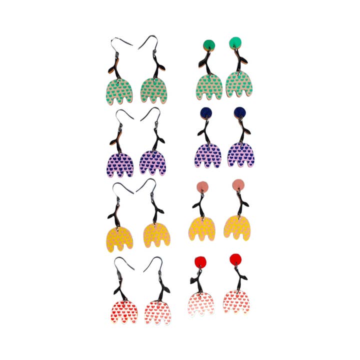 Orecchini Anemone per la vendita all'ingrosso da parte di Törmi Design