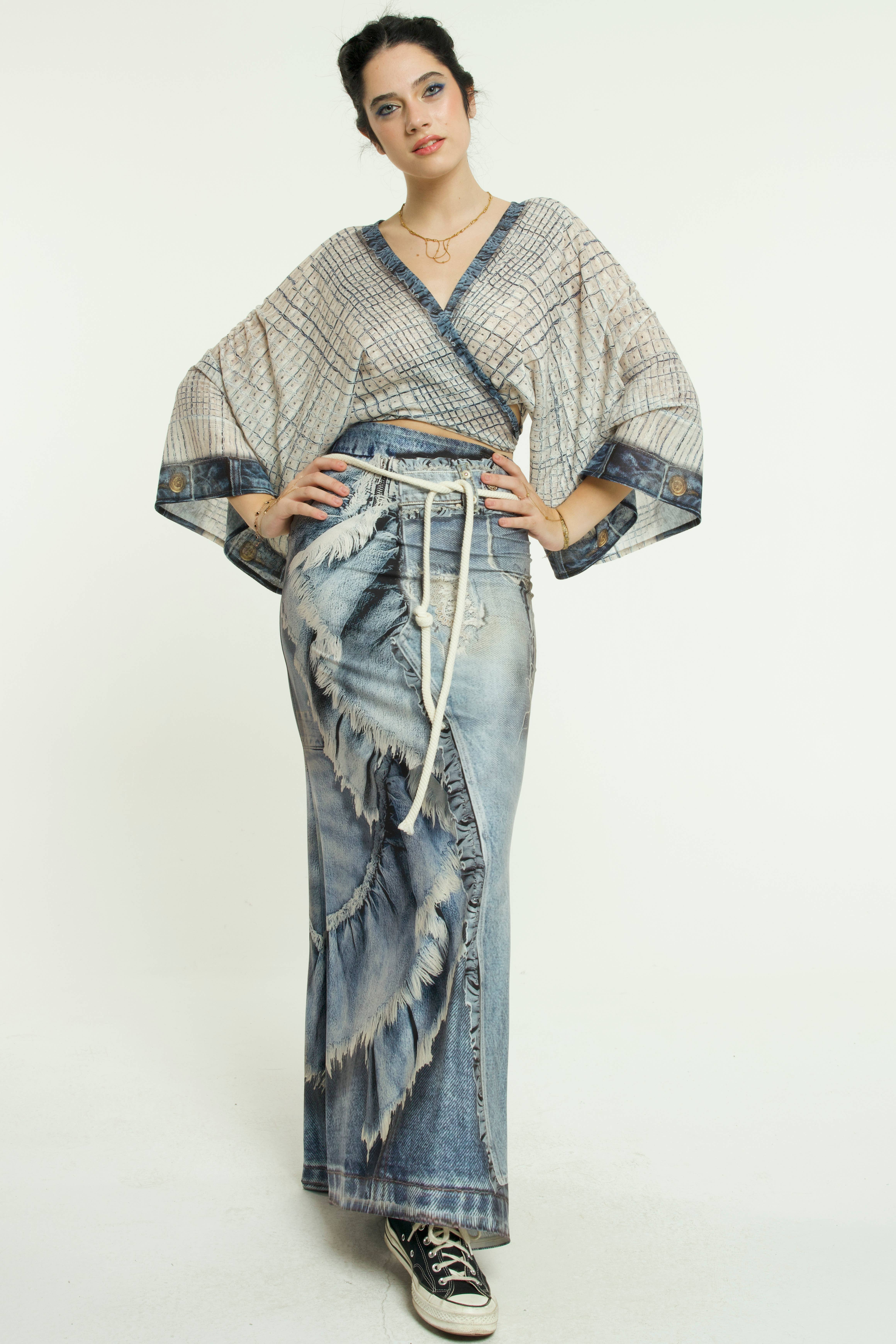 IPNG Design - Wholesale Skirt - Women's - Skirt Mermaid Layered - Jeanious8