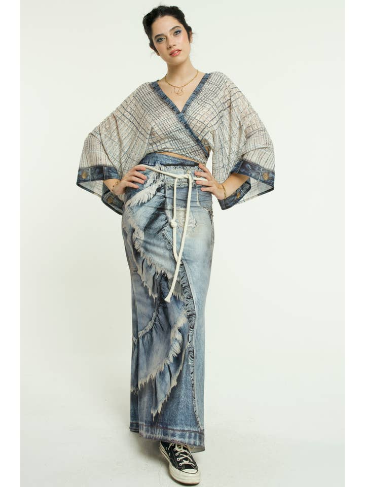 IPNG Design - Wholesale Skirt - Women's - Skirt Mermaid Layered - Jeanious8