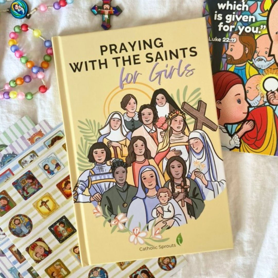 Catholic Sprouts LLC - Wholesale Religion Book - Praying with the Saints for Girls2