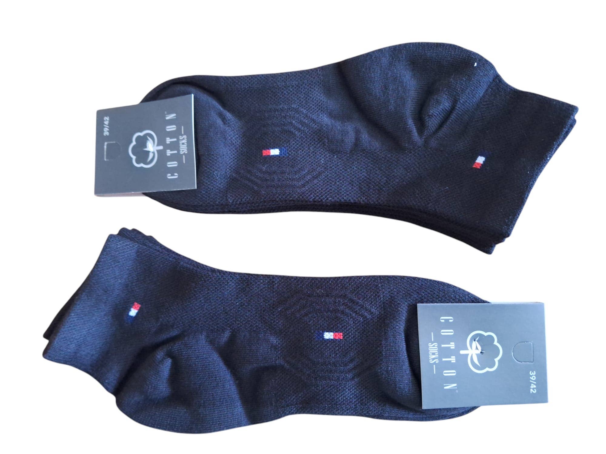 Cotton Socks - Wholesale Socks - Kids & Baby - T101 PACK 12 PAIRS SOCKS CIRCLES W/ FLAG 100% COT.3