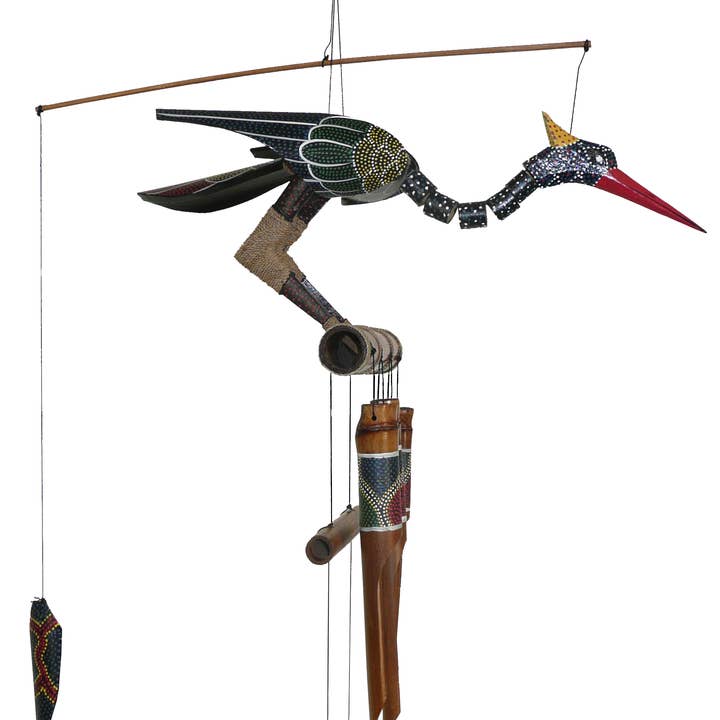 Cohasset Gifts – Großhandel Windspiele – Abby Bobbing Head Windspiel aus Bambus3