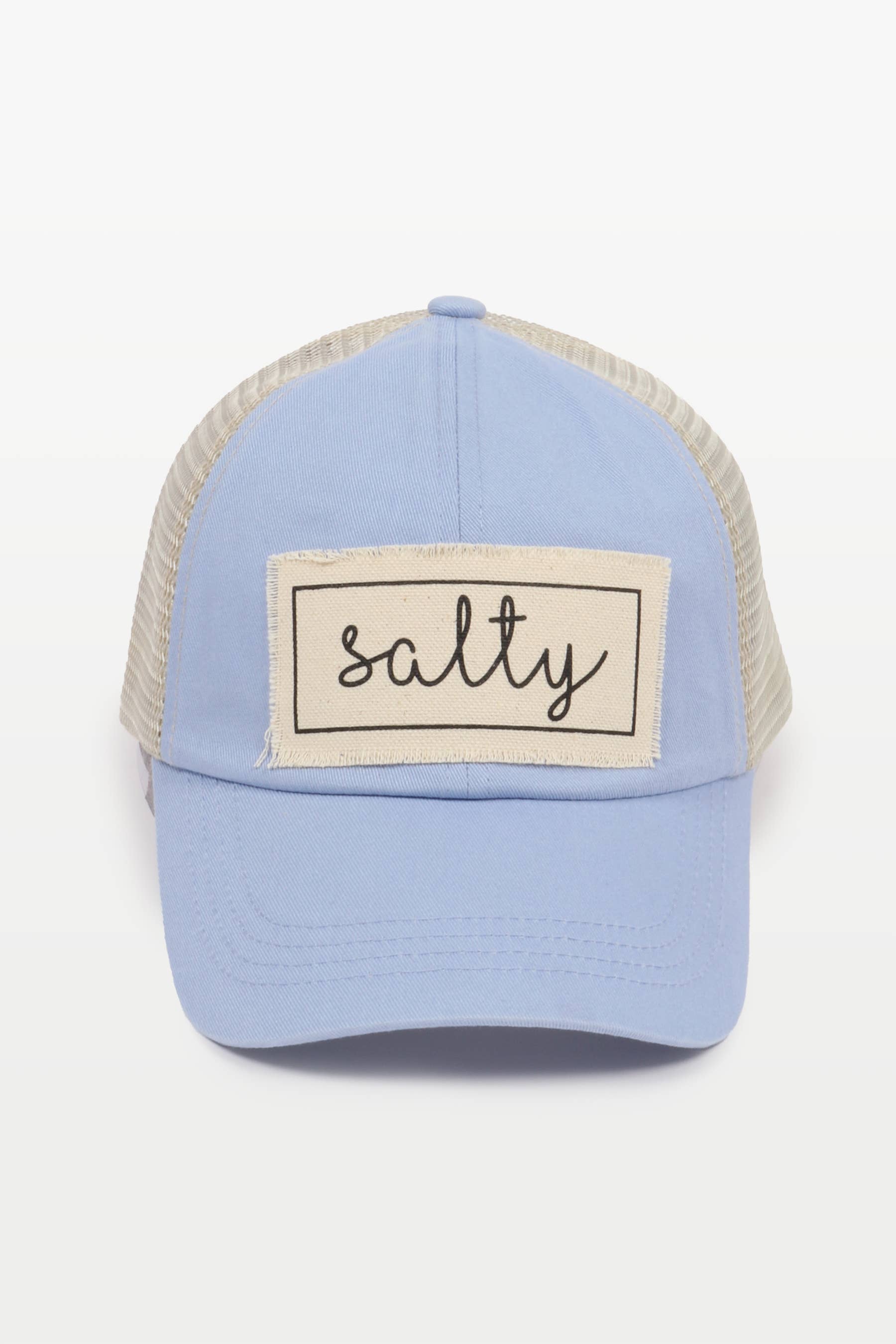 David And Young - Wholesale Baseball Cap - Women's - Salty Canvas Patch Mesh Back Baseball Cap9