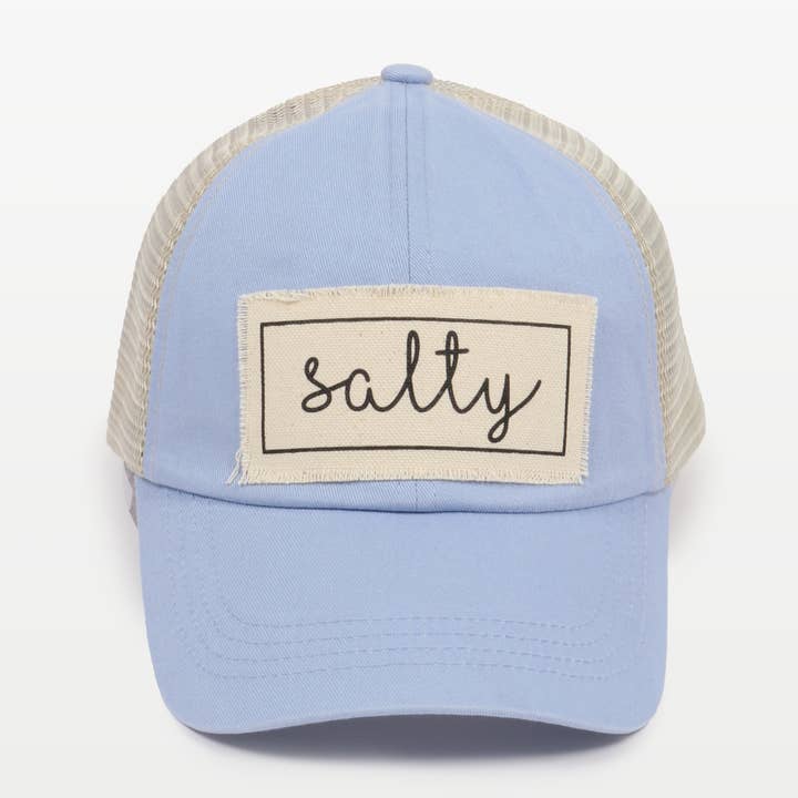David And Young - Wholesale Baseball Cap - Women's - Salty Canvas Patch Mesh Back Baseball Cap9