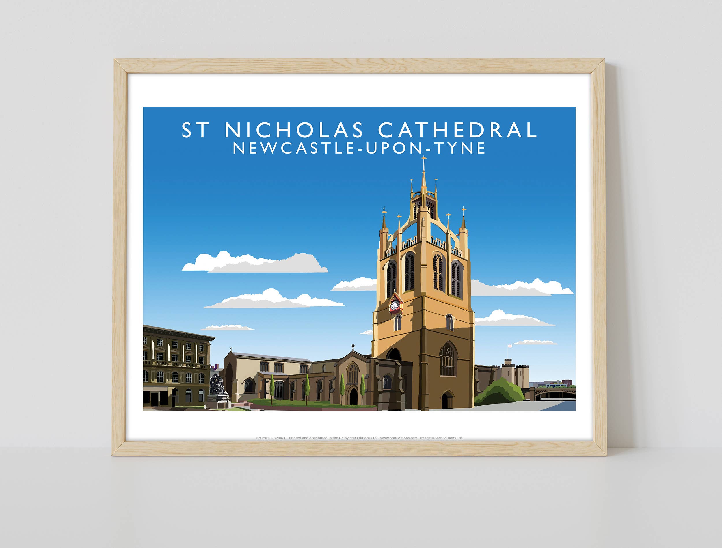 Star Editions - Wholesale Art Print - Nicholas Cathedral By Artist Richard O'Neill - Art Print1