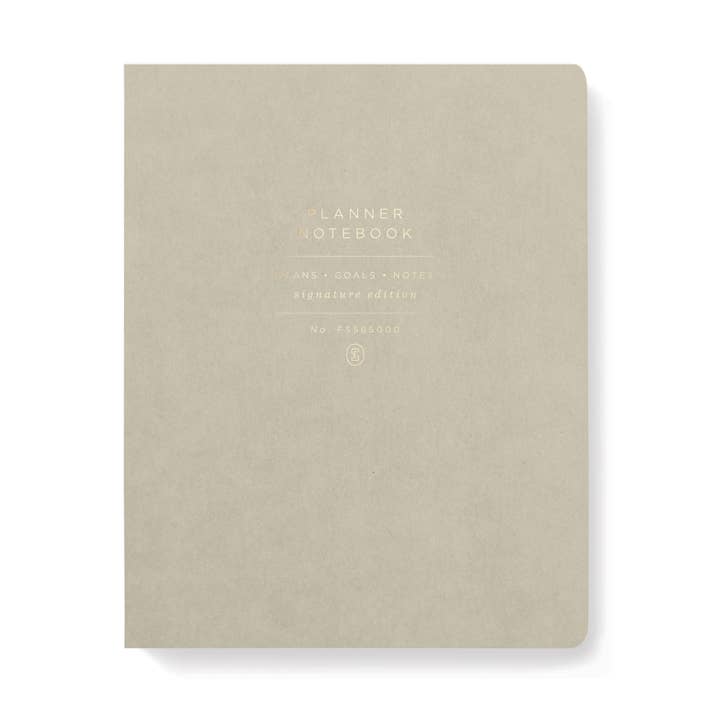 UTILISEZ UN AGENDA HEBDOMADAIRE GRIS STANDARD NON DATÉ pour la vente par Fringe Studio