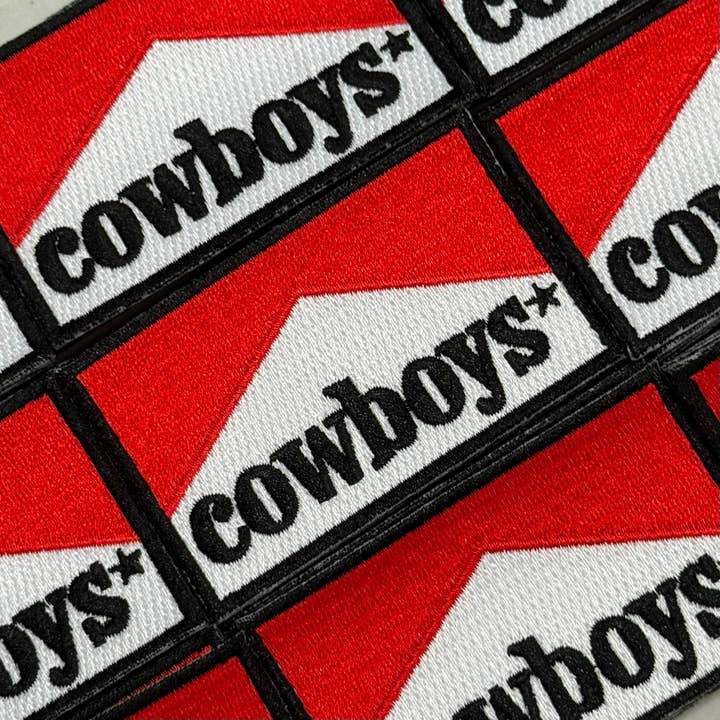 Cowboys Patch for wholesale by Get Lit Brand
