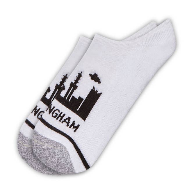 Chaussettes Birmingham Skyline No Show pour la vente par Stand4 Socks