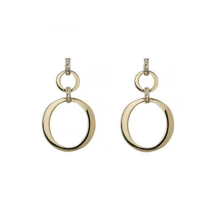 Oceanic Jewellers - Majique London – wholesale Dangle earrings – Oval Casting Earring1