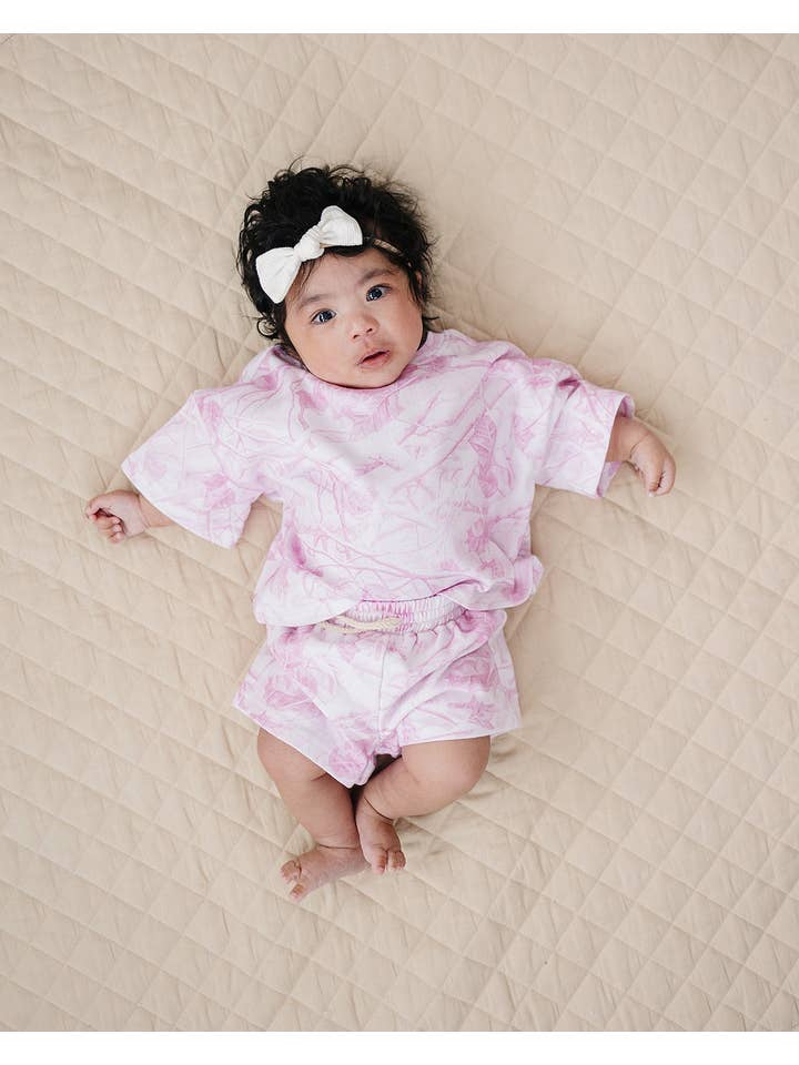 Lucky Panda Kids - Wholesale Top & Short Set - Kids - Shorts Set | Pink Camo10