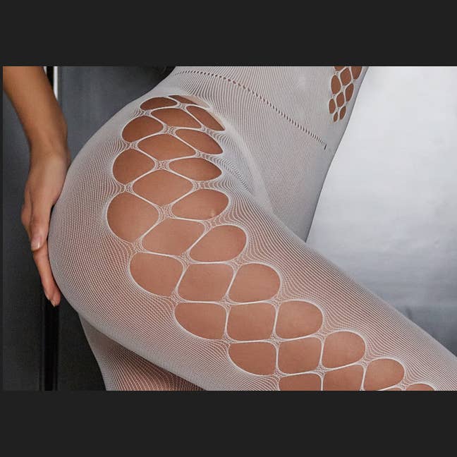 Sweetkama - Vendita all'ingrosso Body intimo - Donna - Body a rete trasparente che si illumina al buio9