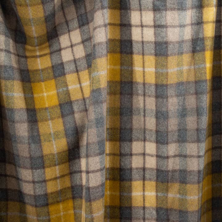 Heating & Plumbing London - Wholesale Throw Blanket - Recycled Wool Blanket - Buchanan Natural Tartan