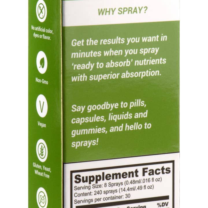 SpectraSpray Global - Wholesale Oral Supplement/Vitamin - L-Theanine CALM Oral Spray