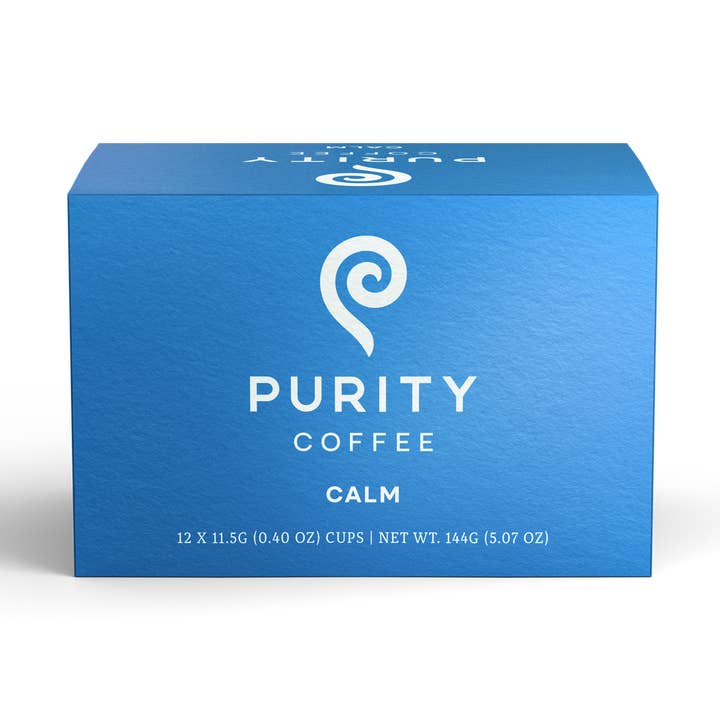 CALM: Decaf Single-Serve Coffee Pods for wholesale by Purity Coffee