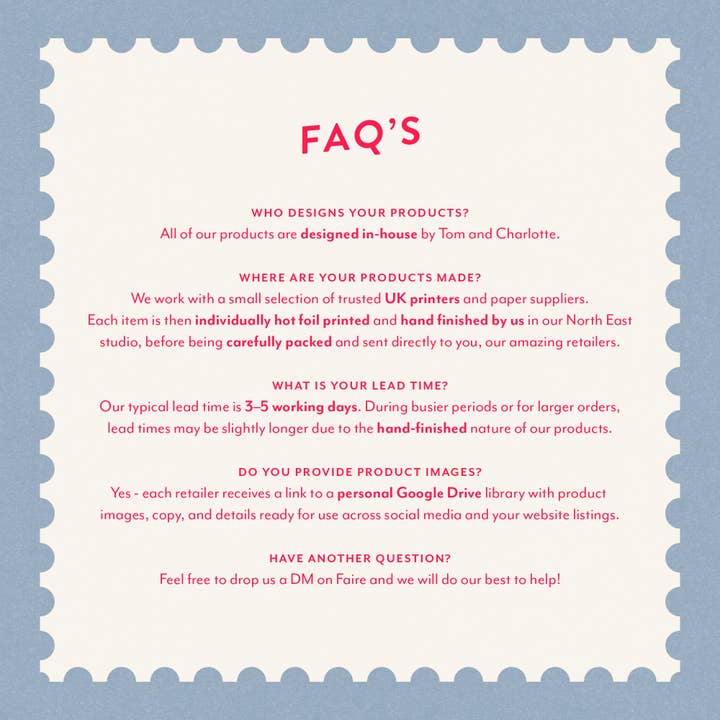 Another Loop - Wholesale Stationery/Notecard Set - Blank Gift Voucher Pack | Pink Hot Foil Golden Tickets4