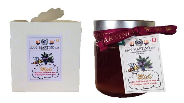 San Martino Liquori - Venta al por mayor Miel - Mielì con infusión de mirto y miel de Cerdeña0