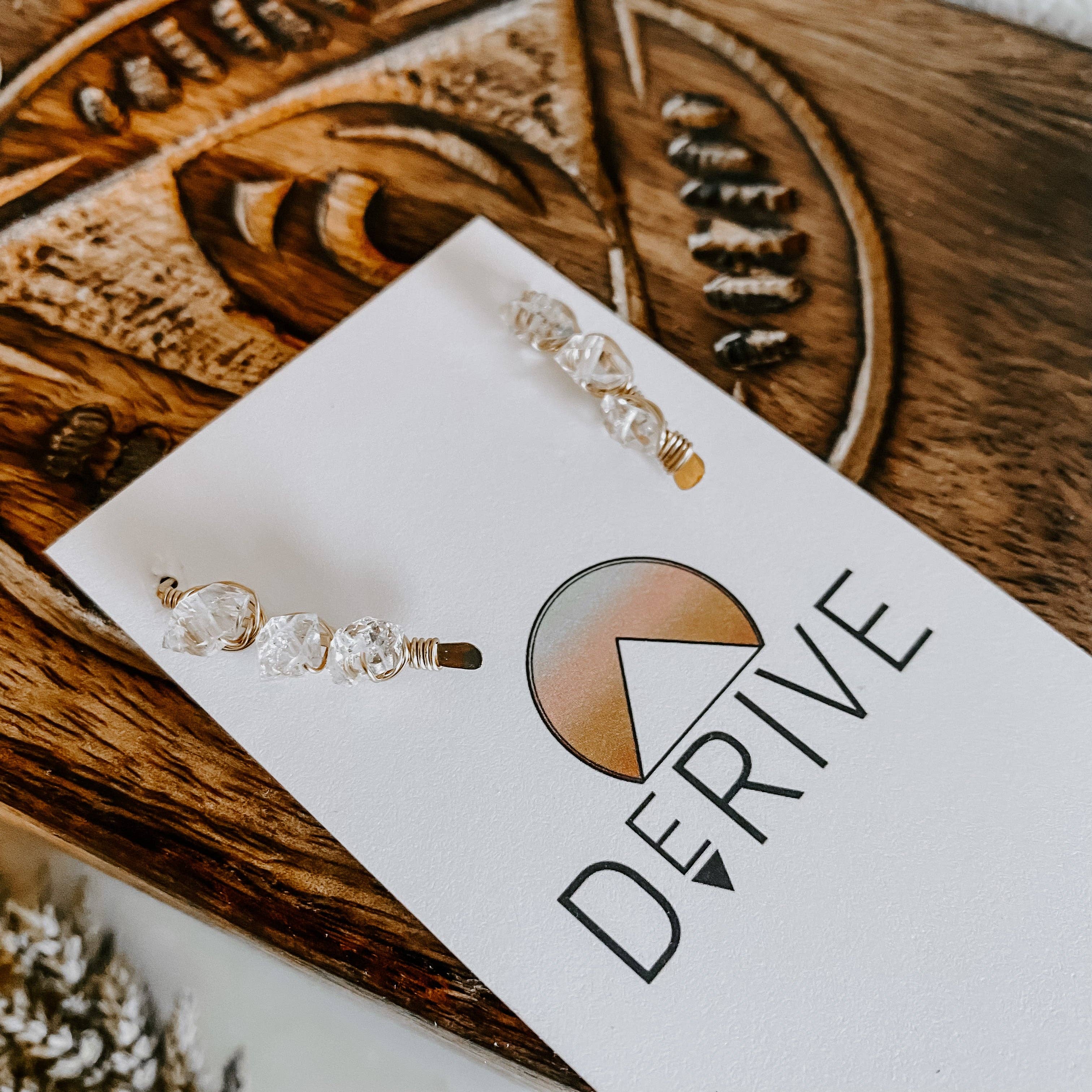 Derive Jewelry - Vendita all'ingrosso Orecchini ear jacket/climber - Herkimer Diamond Ear Climbers7