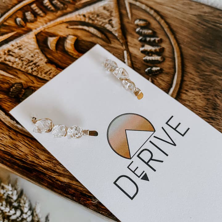 Derive Jewelry - Vendita all'ingrosso Orecchini ear jacket/climber - Herkimer Diamond Ear Climbers7