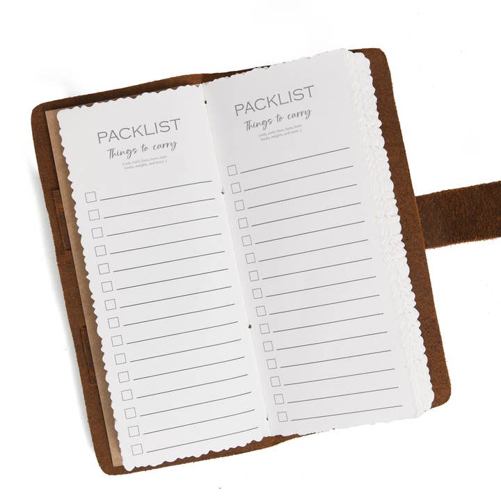 TLG Canada - Wholesale Journal/Diary - Canada Leather Genuine Fishing Logbook | Made In6