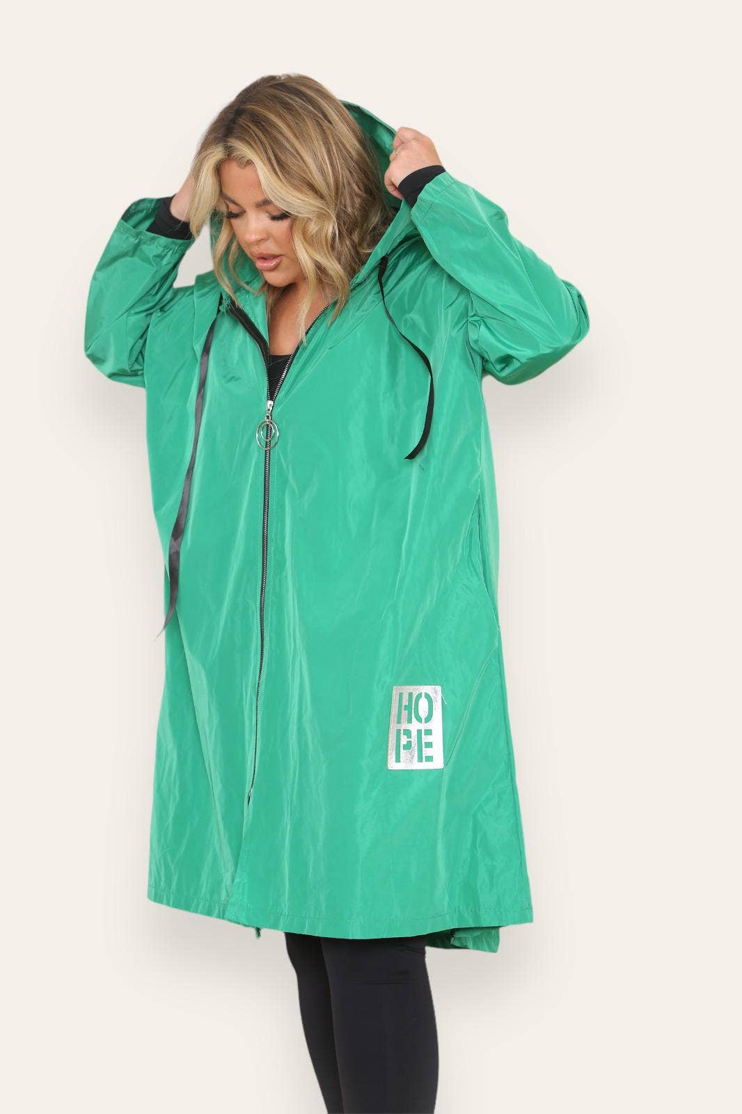 Miss Bold - Wholesale Raincoat - Women's - Oversized Hooded Rain Mac13