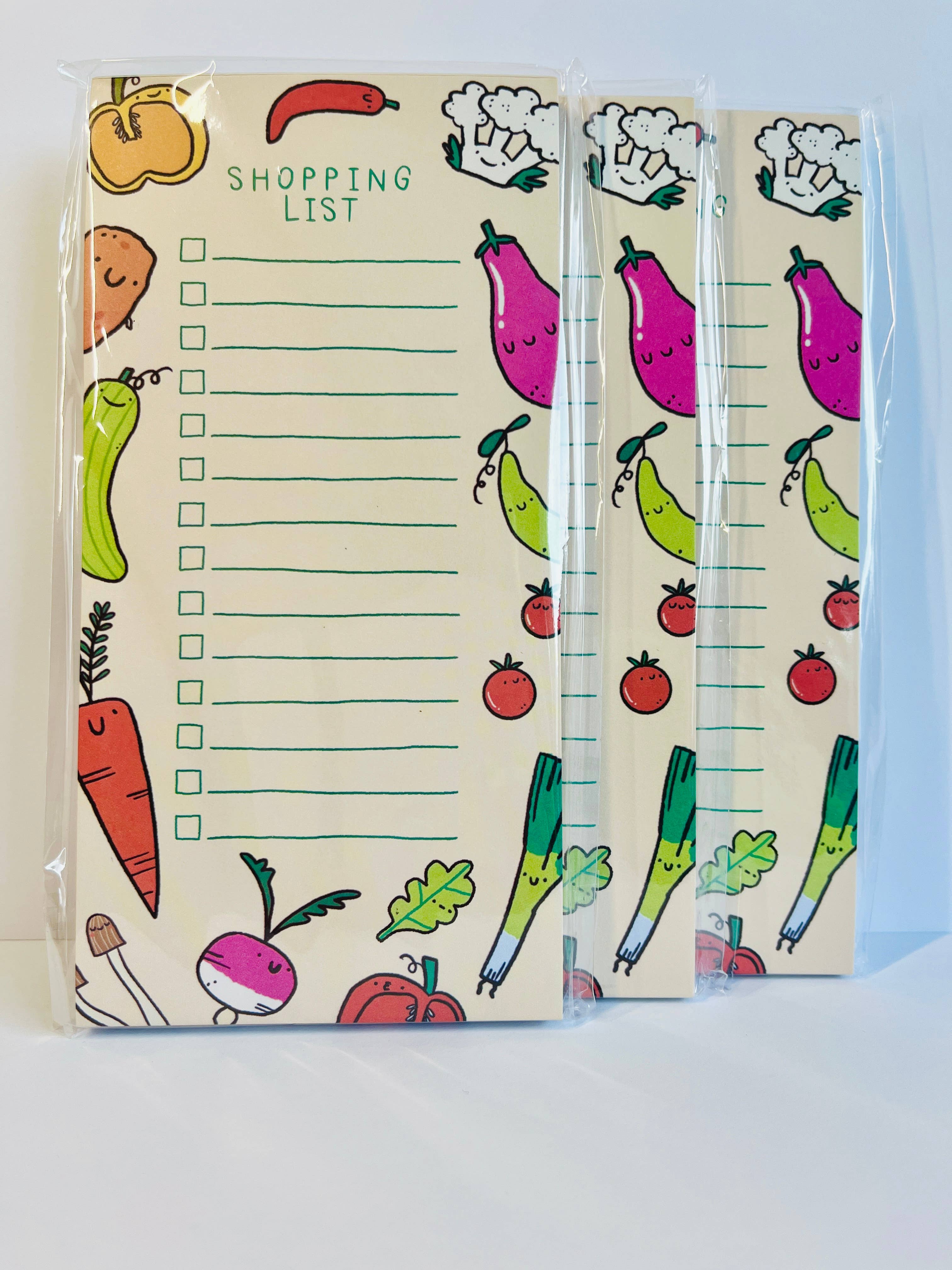 Bloemkolie – Notas adesivas por atacado – Bloco de lista de compras com legumes fofo e funcional4