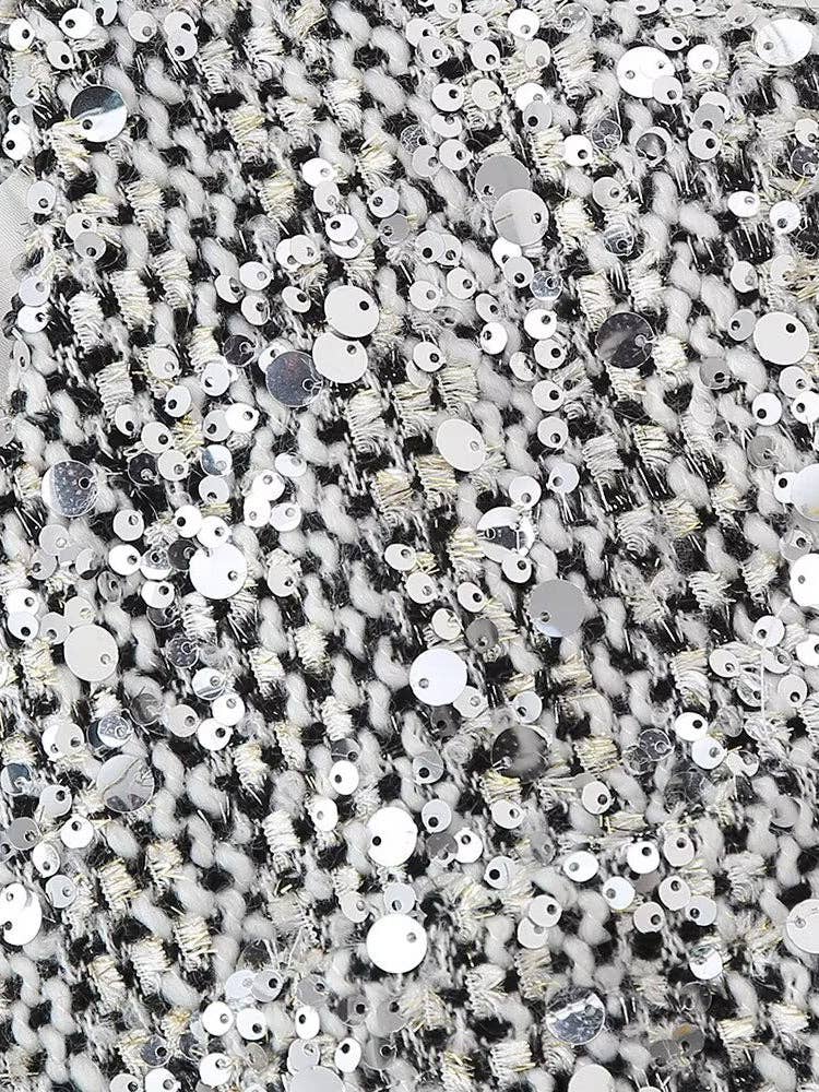 SILVER Sequin Embellished Jacket for wholesale on Faire6