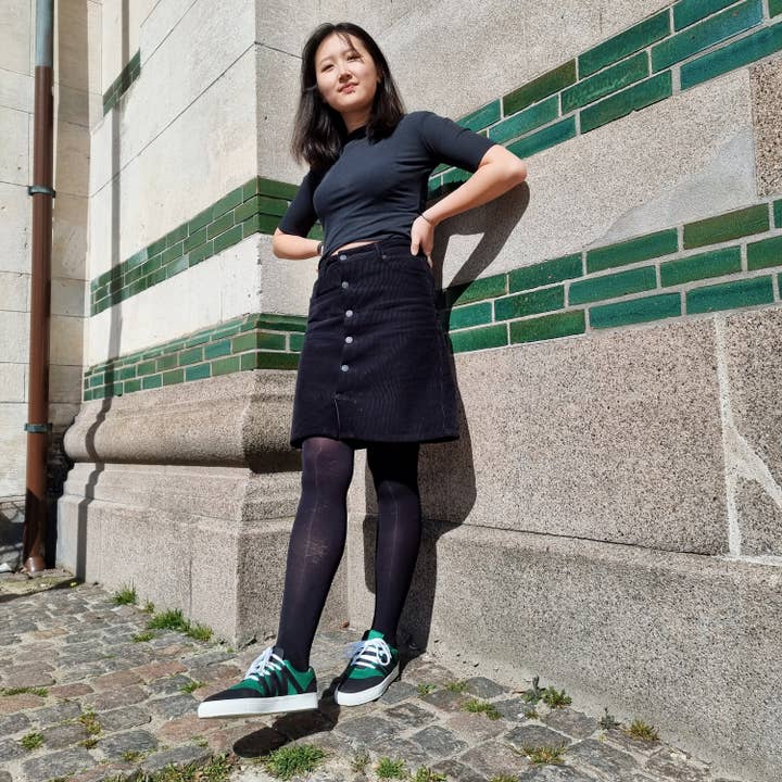 VAER - Wholesale Lifestyle Sneakers - Men's - Green White Phoenix Sustainable Sneaker — Circular&Upcycled1