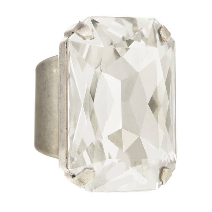 TOVA - Wholesale Cocktail/Statement Ring - Soleil Ring in Antique Silver