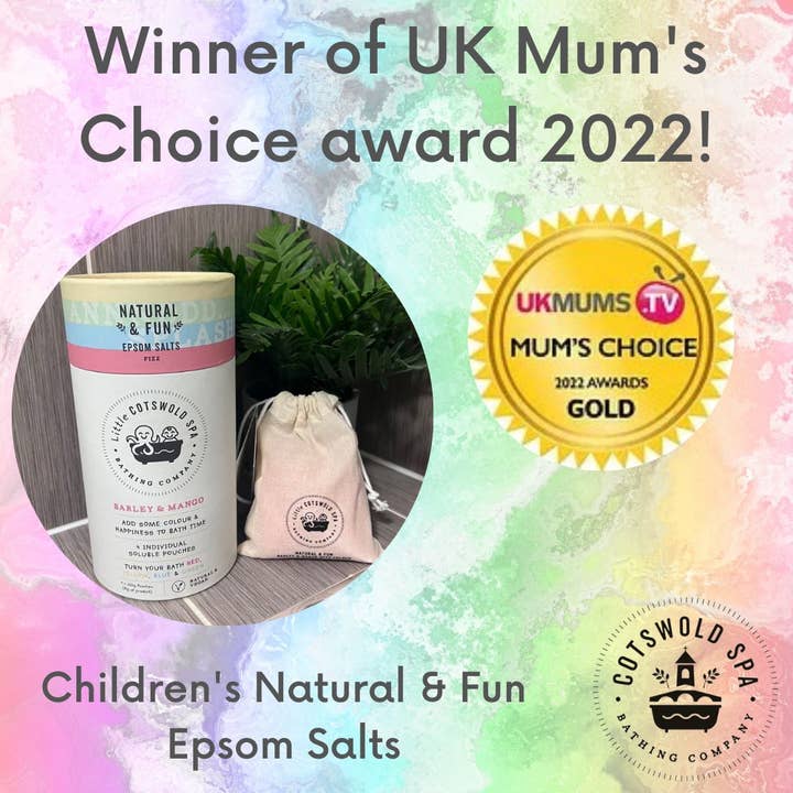 Cotswold Spa Bathing Company - Wholesale Bath Salts - Children's Natural & Fun Epsom Salts with Barley & Mango 1kg4